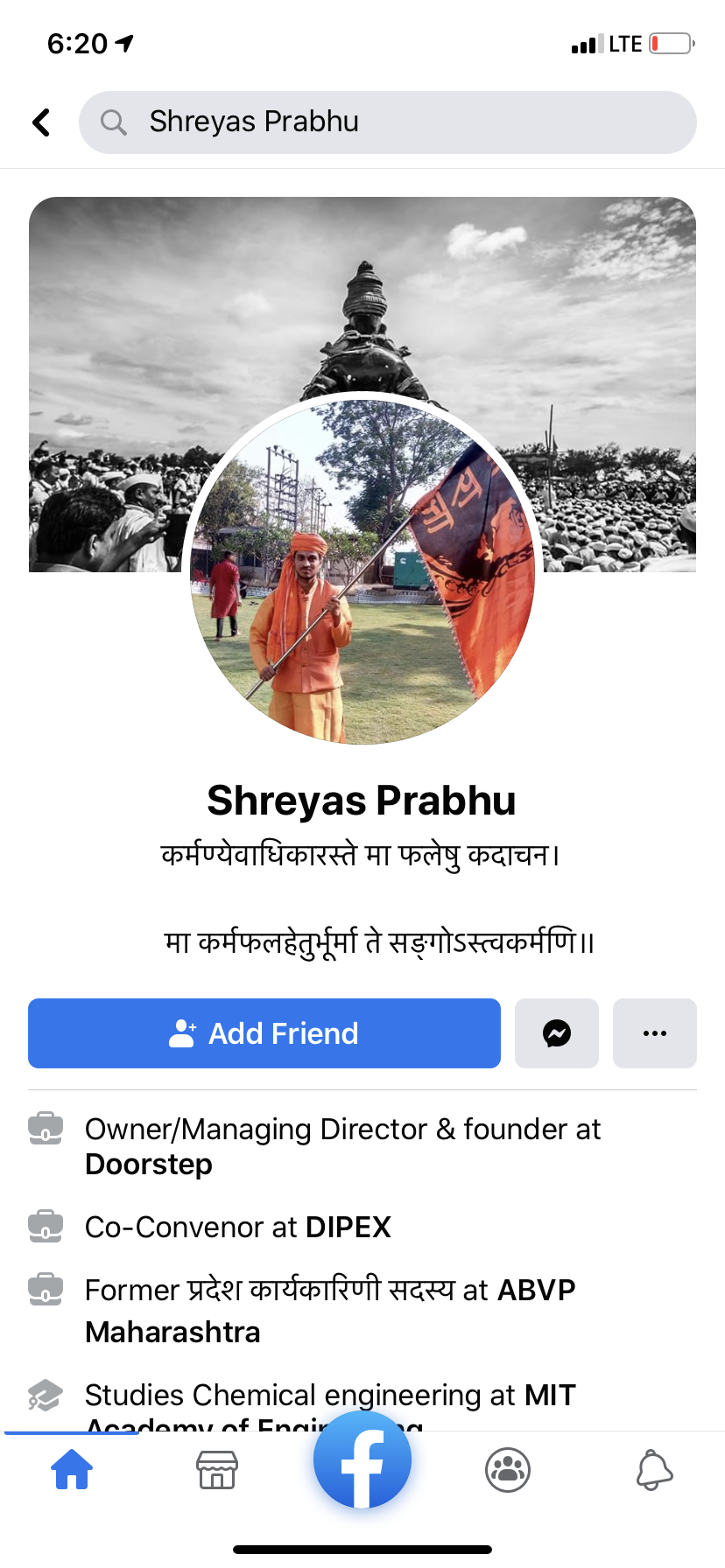Shreyas Pravbu is a scammer on Facebook also a racist
