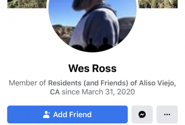 Wes Ross Facebook shamer and loser