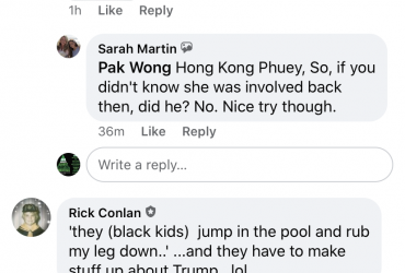 Sarah Martin, Racist kkk nazi lover on facebook